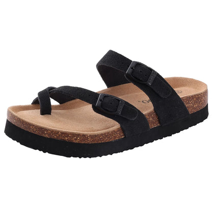 Suede Clogs for Women Men Summer Cork Mules Soft Footbed Sandals with Arch Support New Leisure Fashion Genuine Clogs