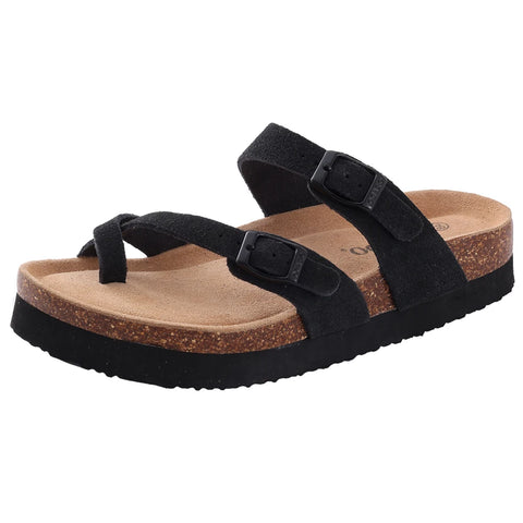 Suede Clogs for Women Men Summer Cork Mules Soft Footbed Sandals with Arch Support New Leisure Fashion Genuine Clogs
