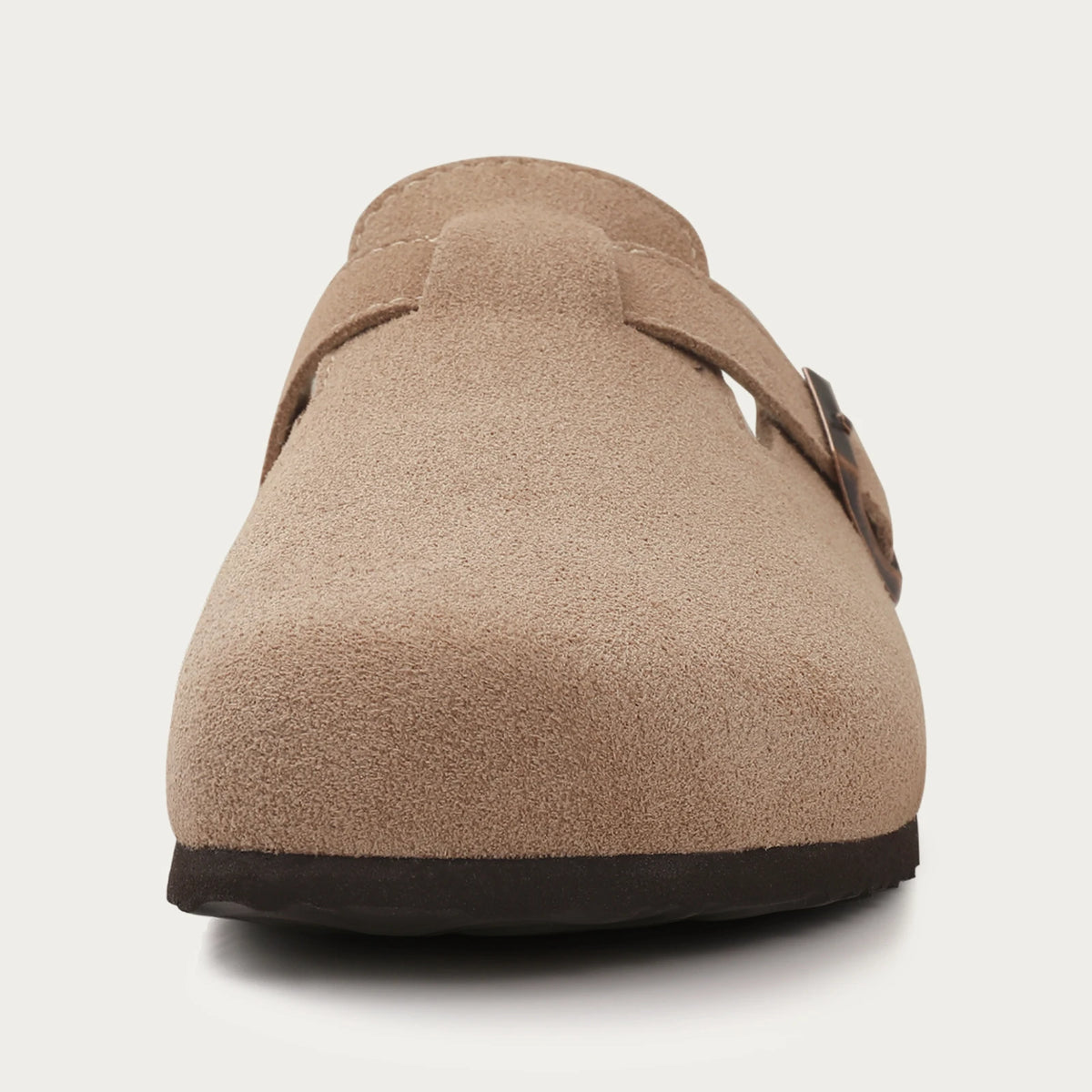 Suede Clogs for Women Men Summer Cork Mules Soft Footbed Sandals with Arch Support New Leisure Fashion Genuine Clogs