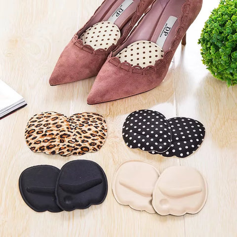 1Pair Heel Pad Soft High Heels Insert Insole Foot Forefoot Half Yard Mat Arch Women Orthopedic Heel Protector Shoe Cushion