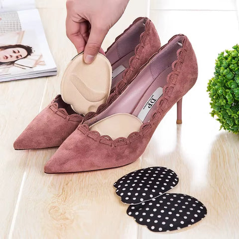 1Pair Heel Pad Soft High Heels Insert Insole Foot Forefoot Half Yard Mat Arch Women Orthopedic Heel Protector Shoe Cushion