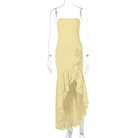 Sultry Elegance Off-Shoulder Maxi