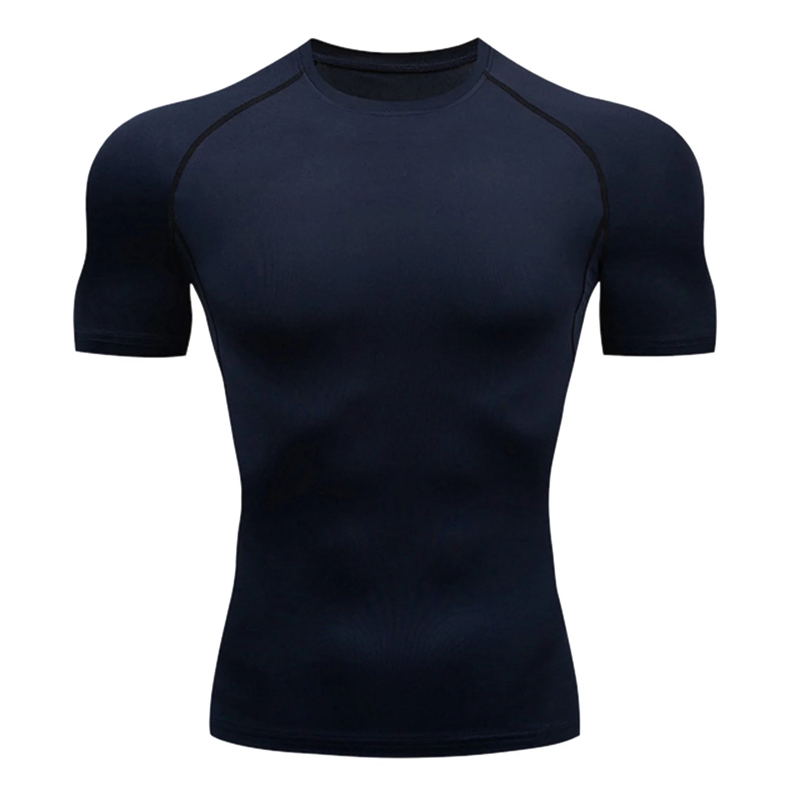 Athletic Workout Shirts for Men, Mens Summer Leisure Sports T Shirt Fashion Lapel 3D Gradient Short Sleeved round Neck T Shirt Men Compression Shirt Men, Mens Shirts Blue XL