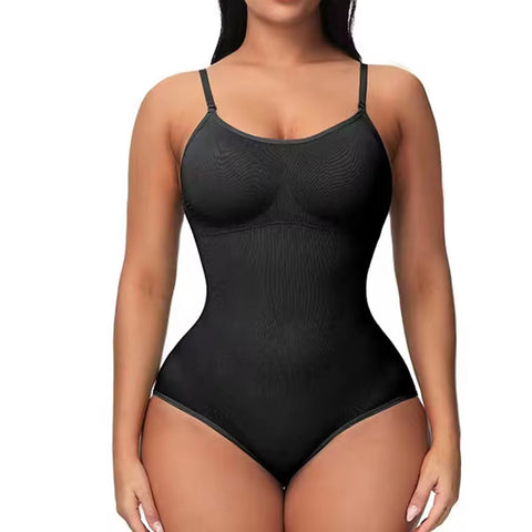 Open-Crotch Padded Bodysuit Shapewear
